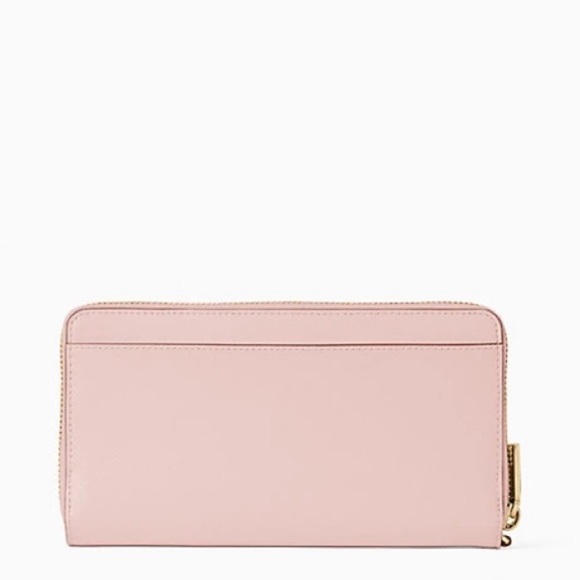 ♠️kate spade Staci Saffiano Leather Large Carryall Wristlet Wallet, Pink NWT - Picture 4 of 15